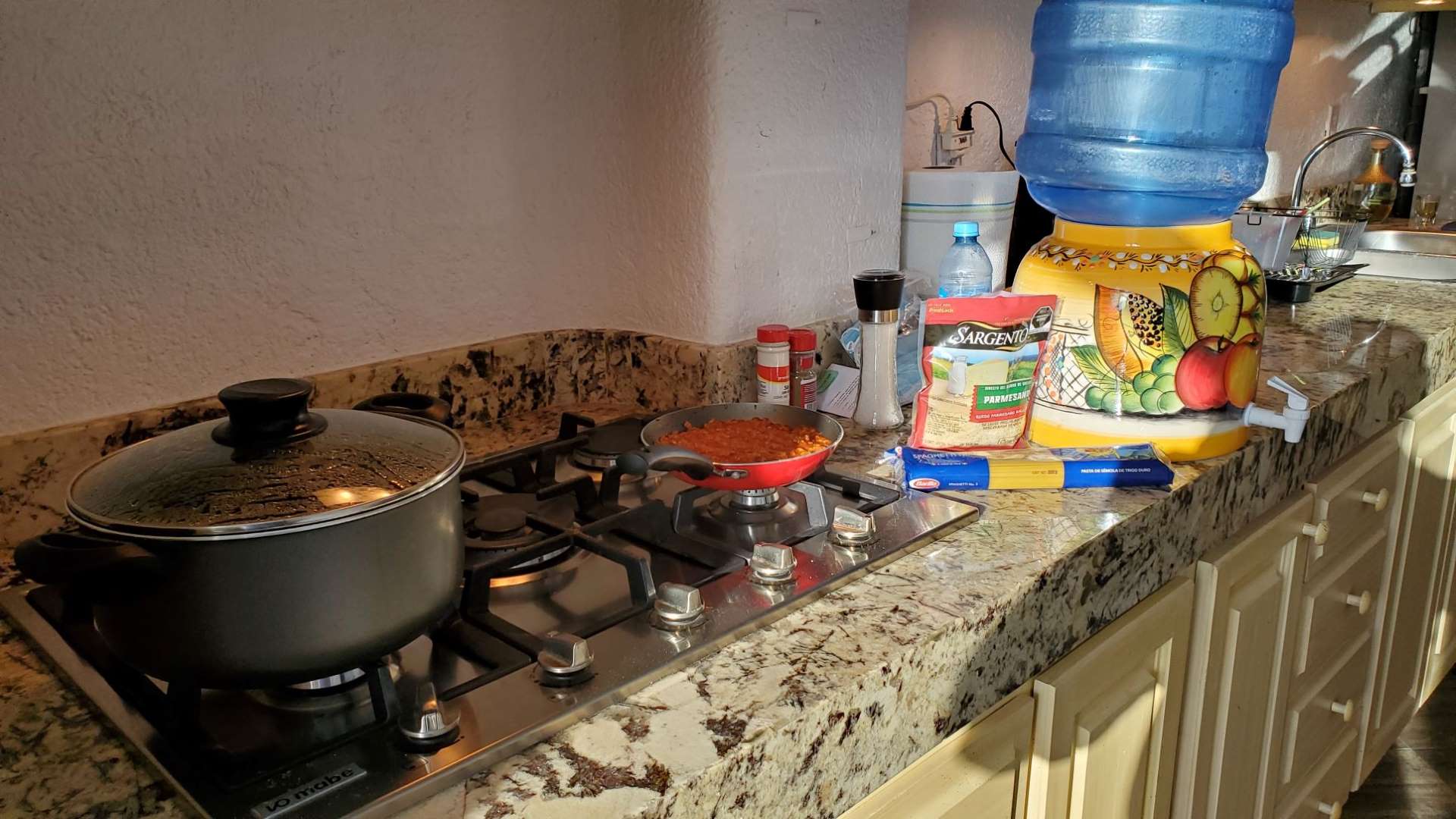 Cooking Dinner...Spaghetti and Meat Sauce